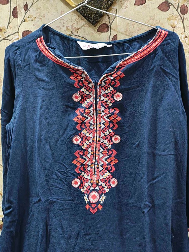 Biba Women Embroidered Kurti