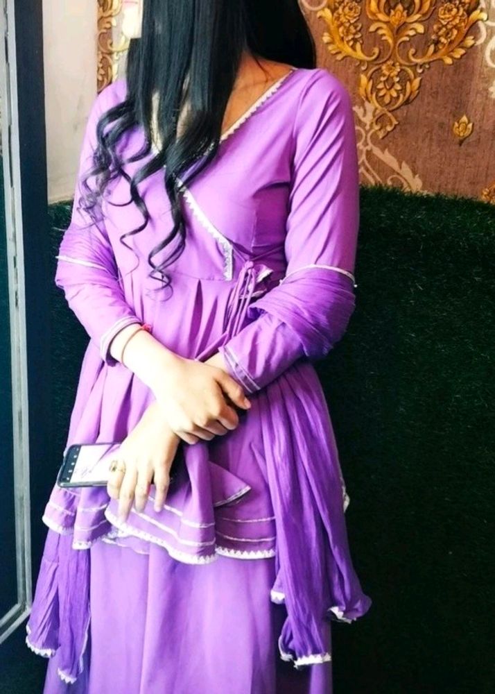 Angrakha Kurti With Palazzo