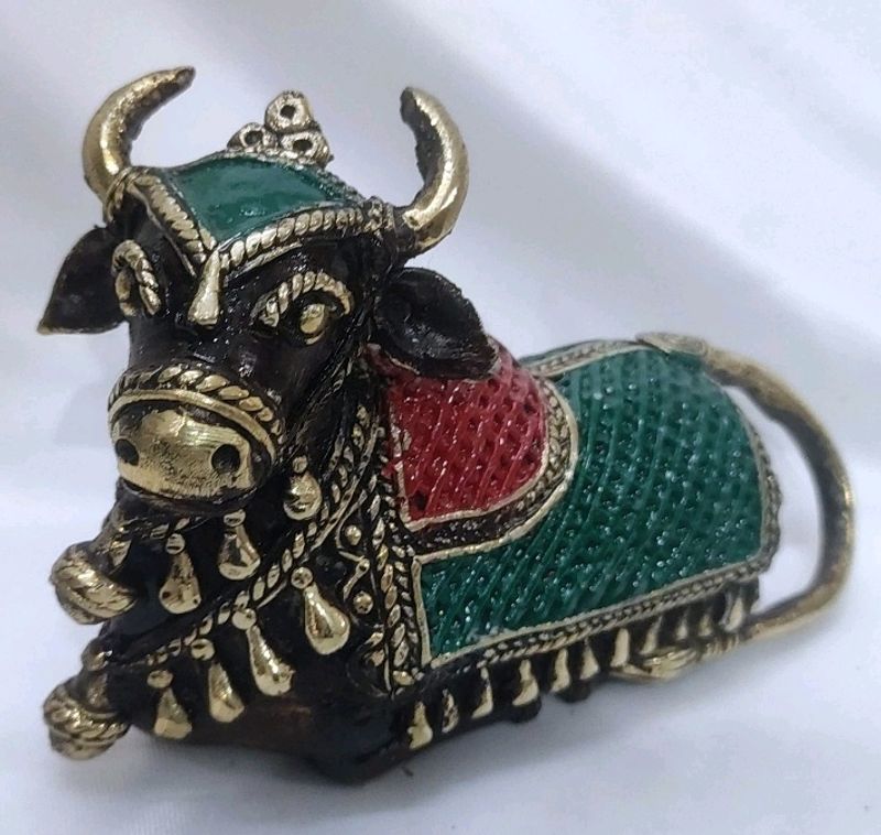 Metal Nandi Fengshui Statue