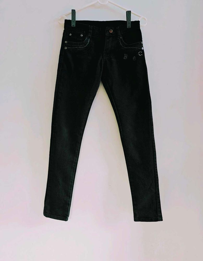 Jet Black Jeans (Party Wear)