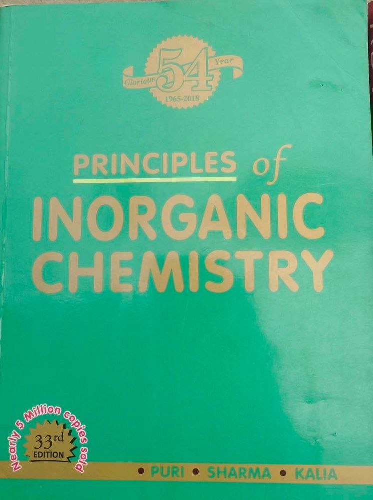 Chemistry INORGANIC for B.Sc&M.Sc