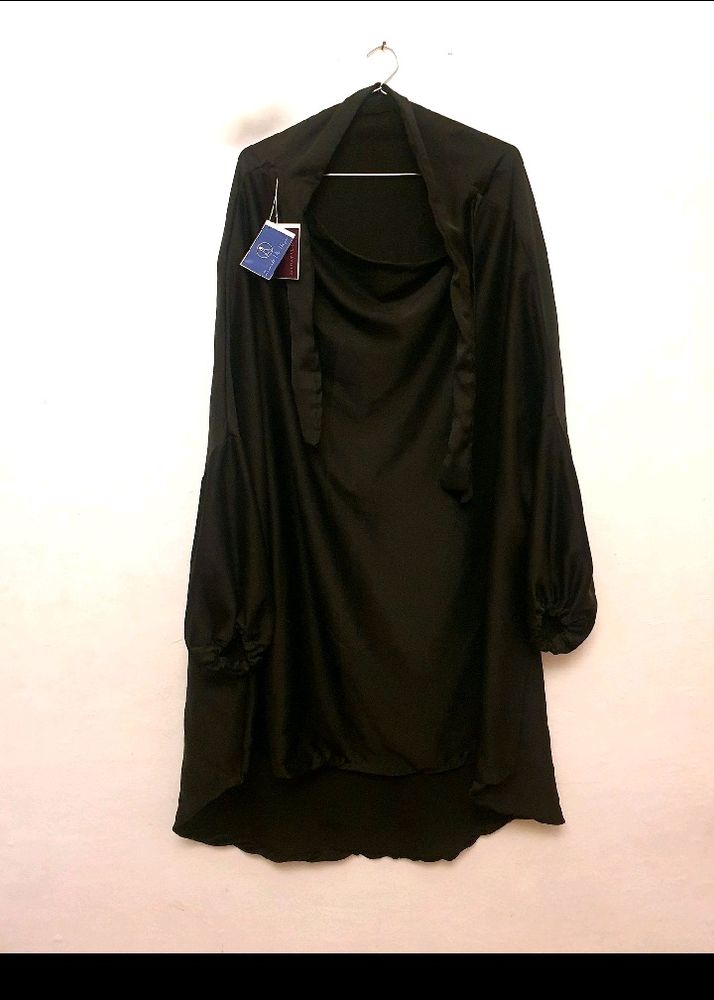 Black Jilbab Nida Fabric