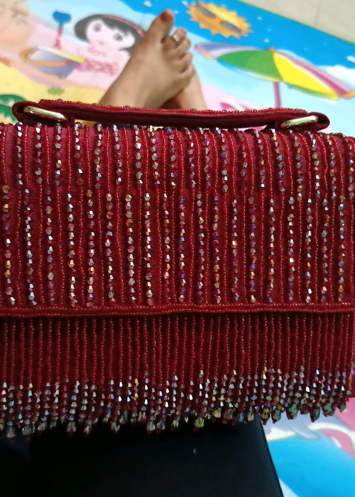 Embroidery Clutch Handbag