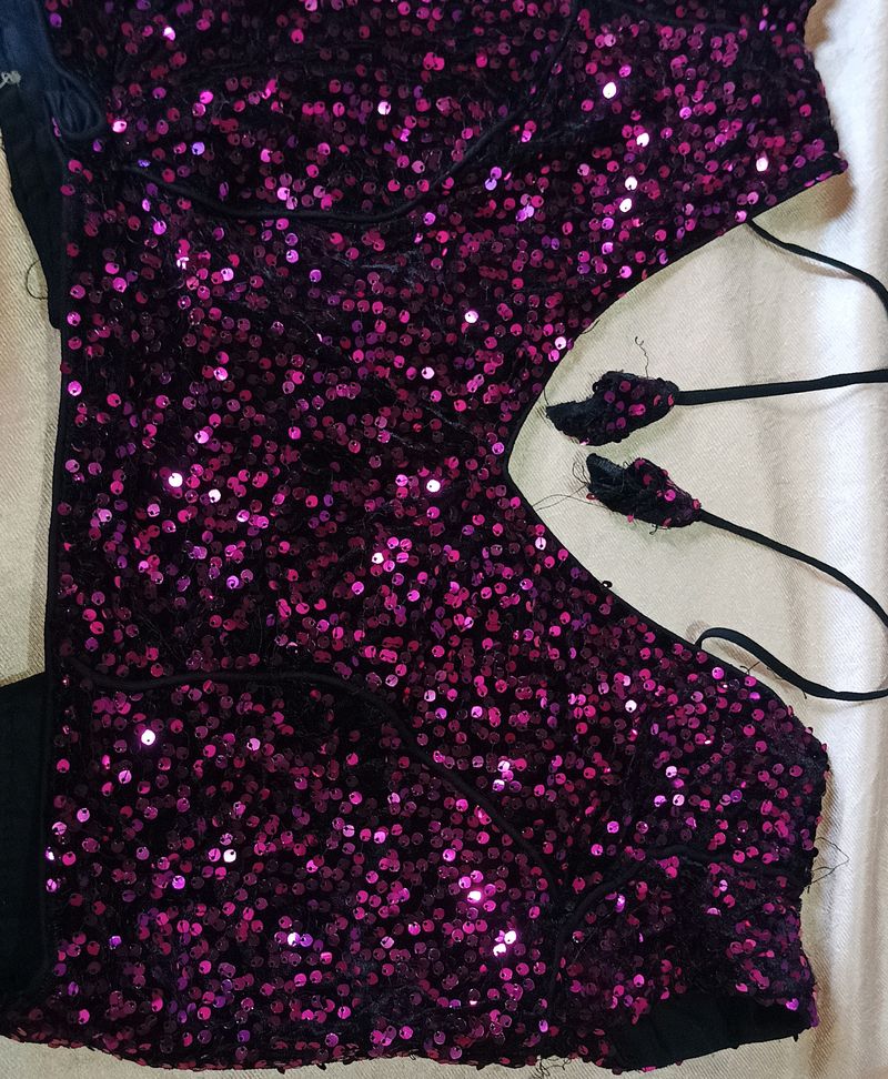 Purple 💜 Colour Partywear Blouse