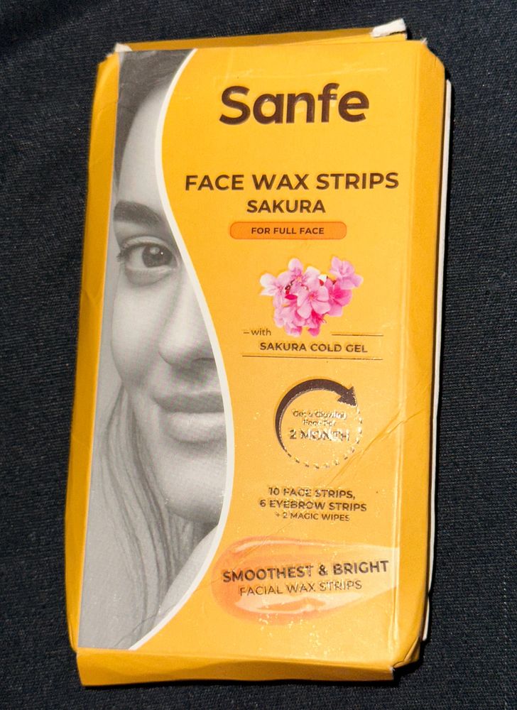 Sanfe face wax strip