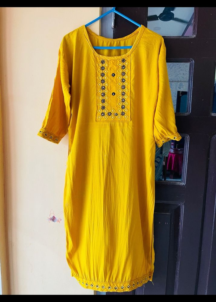 Yellow Kurti