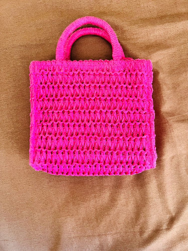 H&M Straw Shoulder Bag