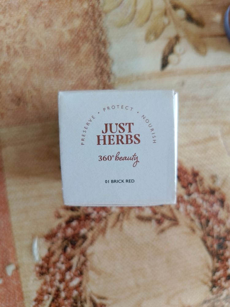 Just Herbs Lip & Cheek Tint (Brick Red)