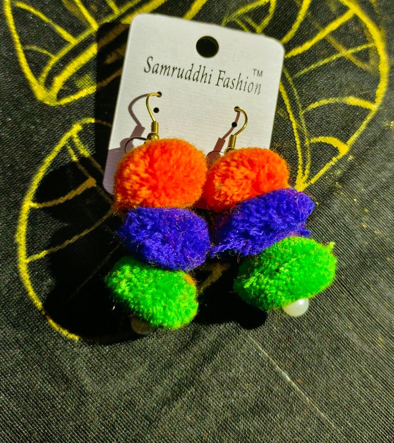 Tiranga Earrings