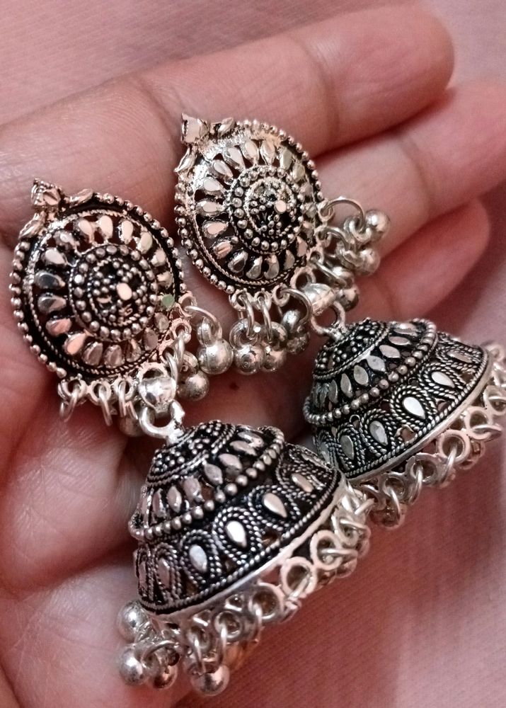 Oxidized Jhumka