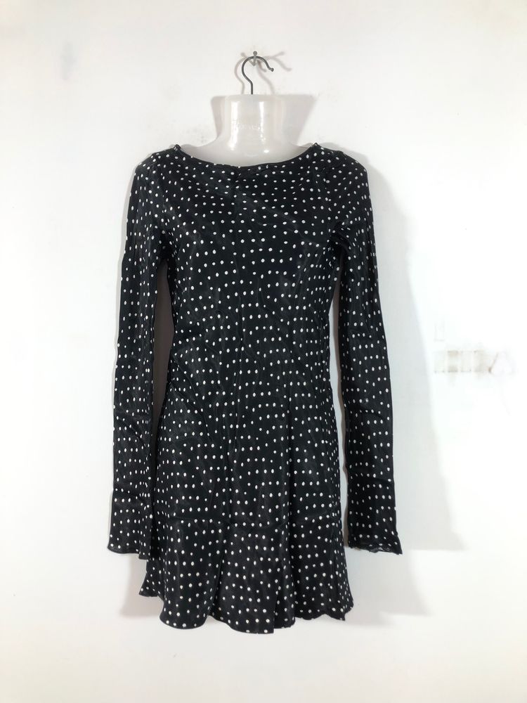 Black Printed Dress(Women’s)