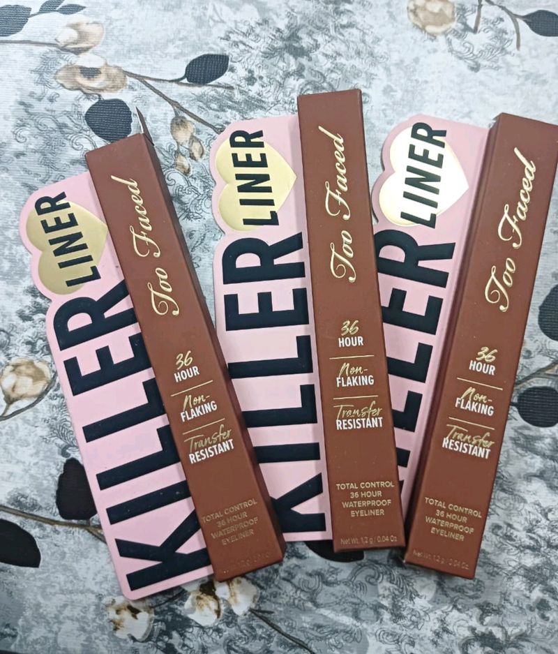 too faced killer liner kajal