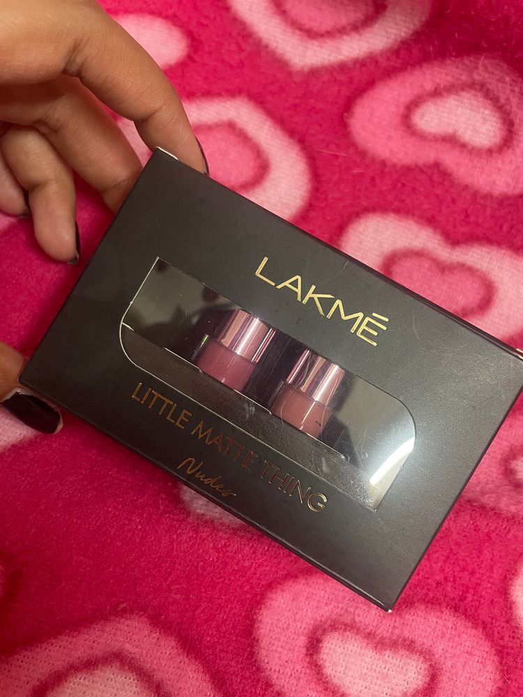 Lakme Little Matte Thing Nudes Lipsticks