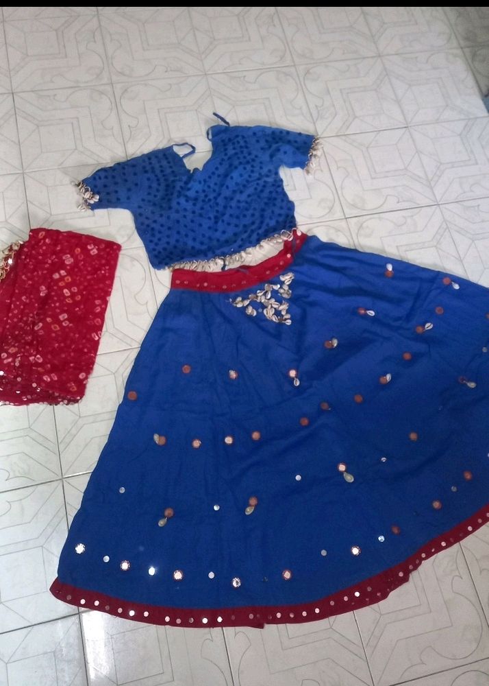 Blue Chaniya Choli