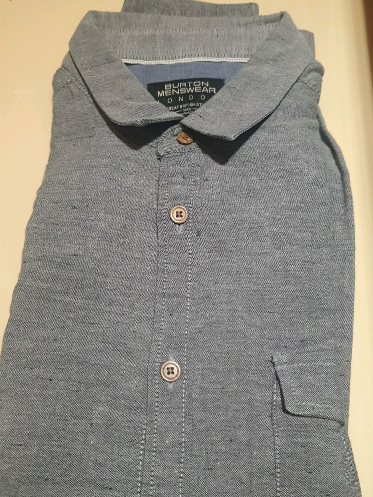 Grey Full Sleeves Shirt