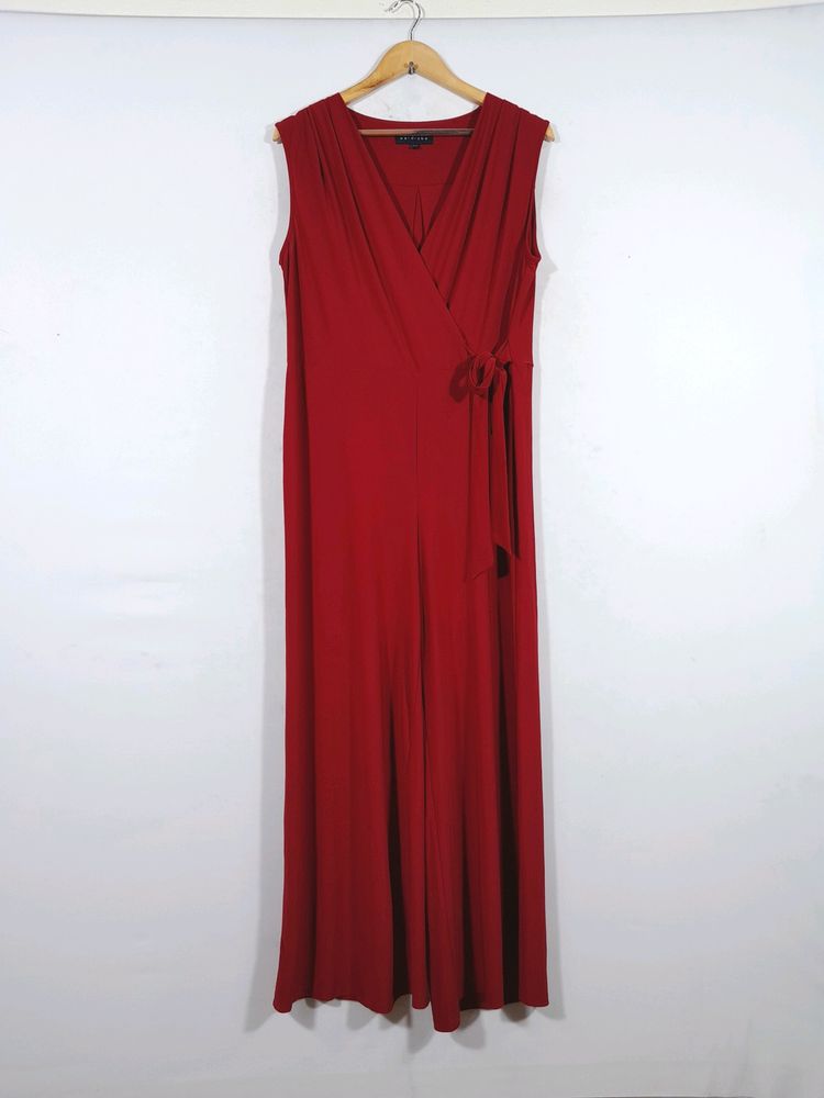 Red Western Jumpsuit (women's)