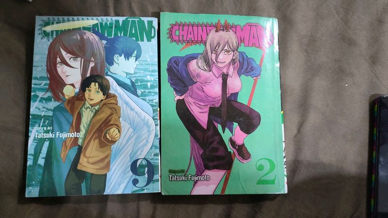 Chainsawman Manga Vol 2 &9 First Copy