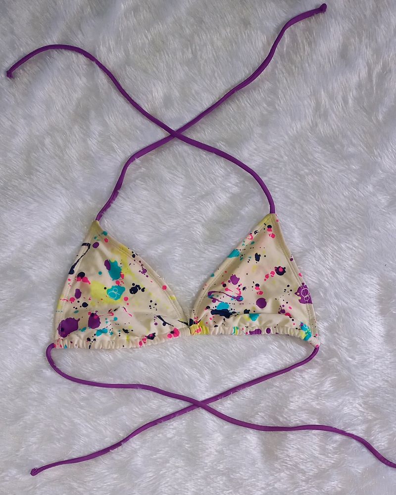 Multicolored Bikini Top 👙