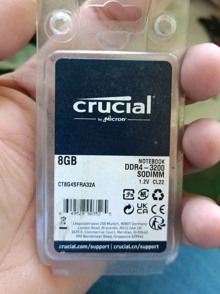 Crucial By Micron 8gb Laptop Ram