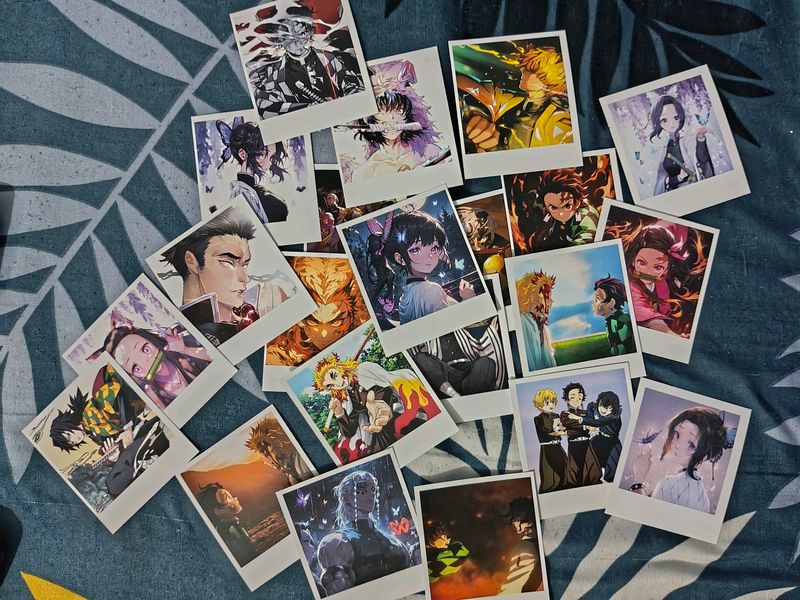 Demon slayer Polaroid Cards