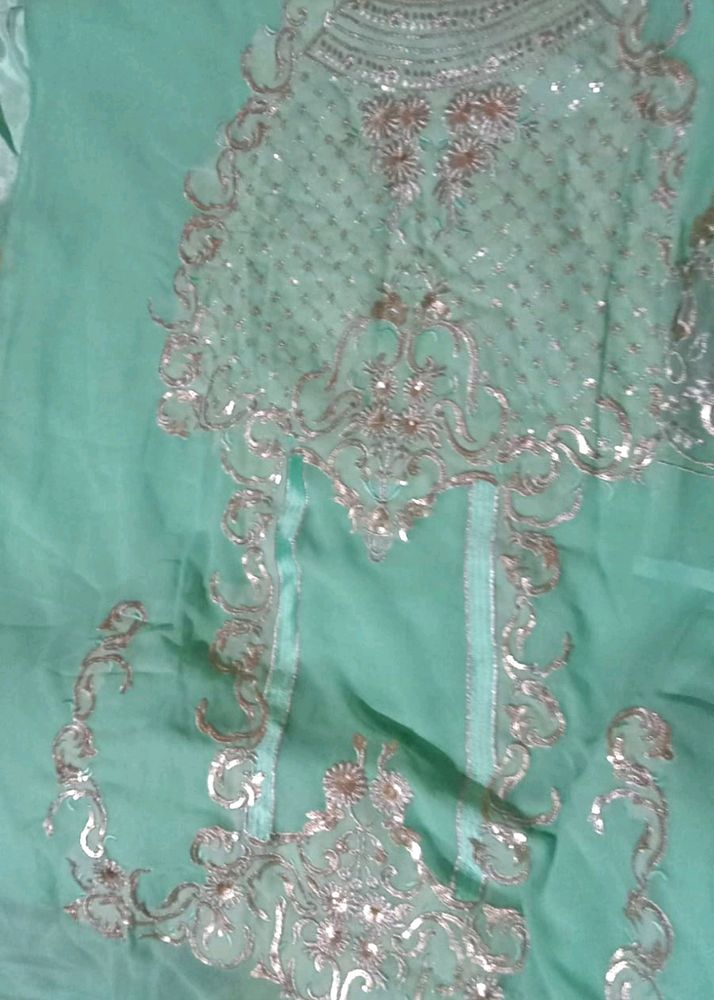 Very Beautiful Heavy Embroidered Dress Material