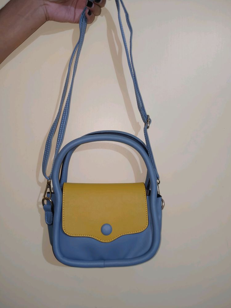 Snap Button Satchel Bag