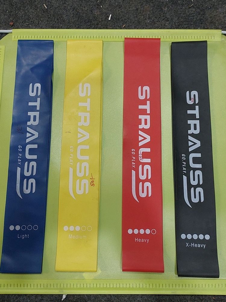 Strauss Loop Bands For Fitness 4 Colour