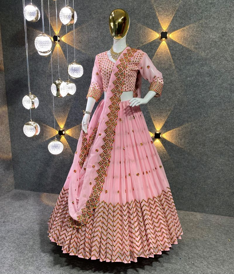 Beautiful Pink Lehenga Choli