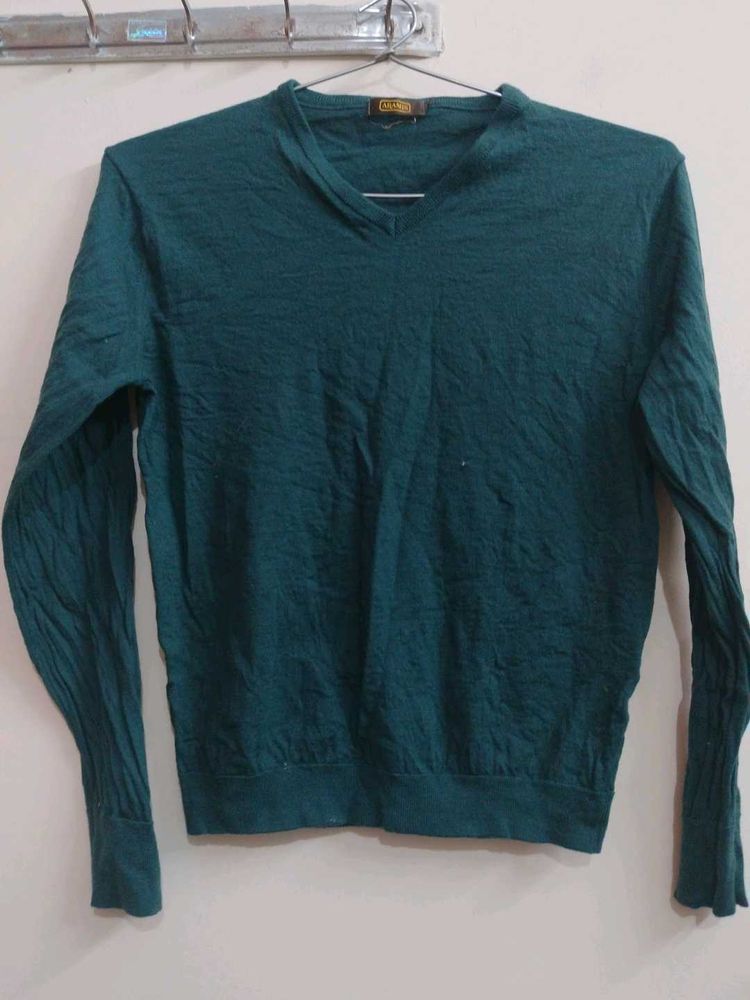 A Dark Green Sweatshirt