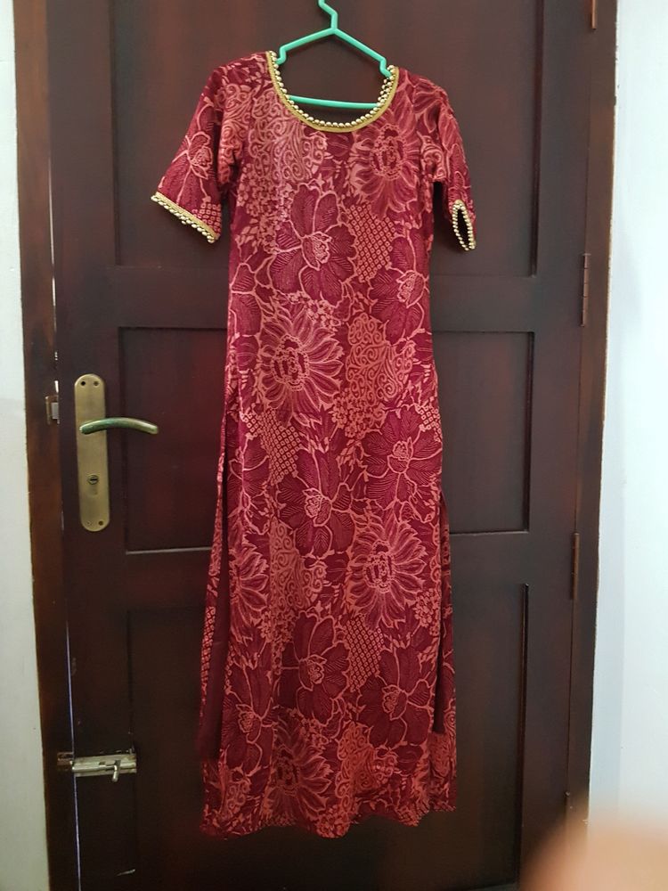 Angle Length Straight Kurti