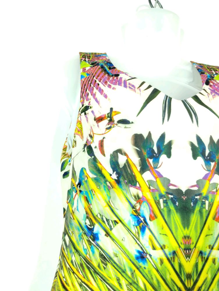 Multicolour Printed Sleeveless Dress (Women)