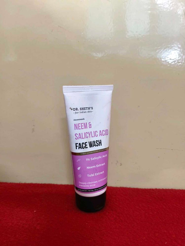 Dr Sheth Neem And Salicylic Acid Facewash