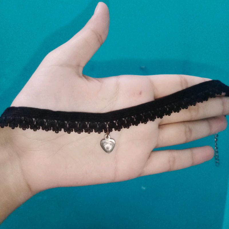 Black Lace Choker Necklace