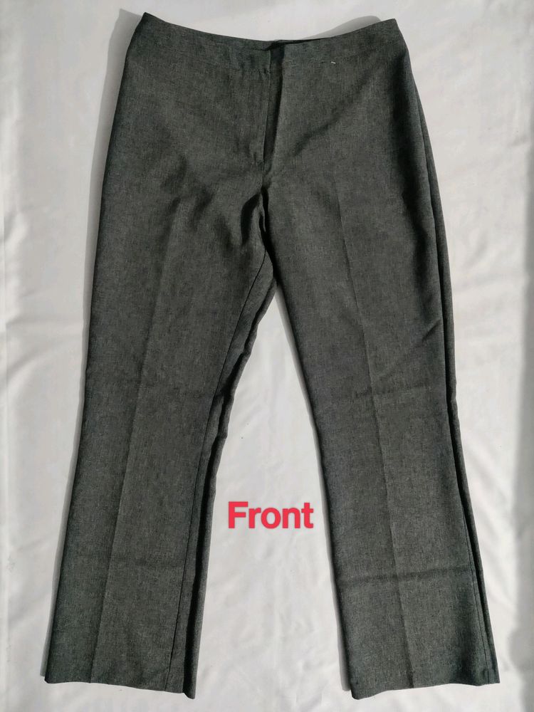 PETITE Brand Trouser (Grey)