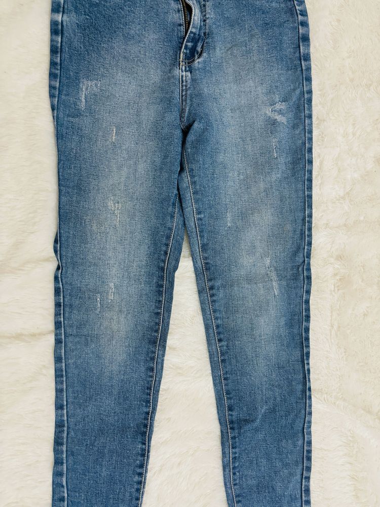 Blue Denim Slim Jeans