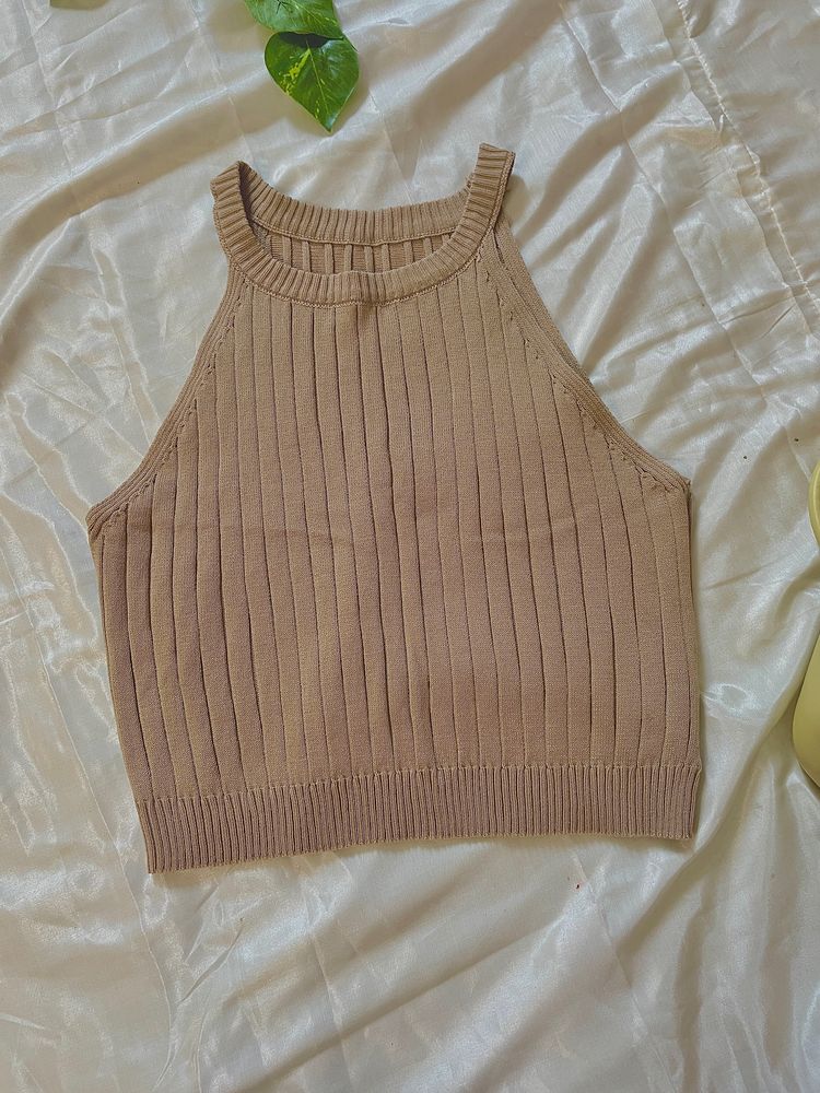 Halter Neck Crop Top/ Gym Wear