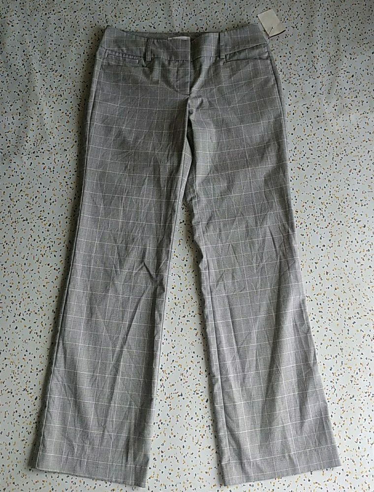 Checked Straight Trouser