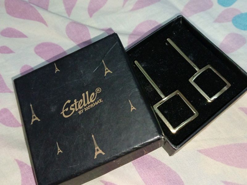 Estelle 24k Gold Plated Elegant Earrings - NewTag