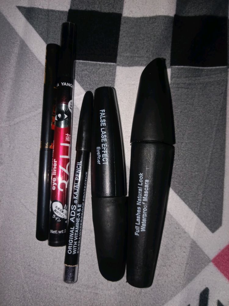 Liner , Kajel, Maskara , Eyebrow  Pencil