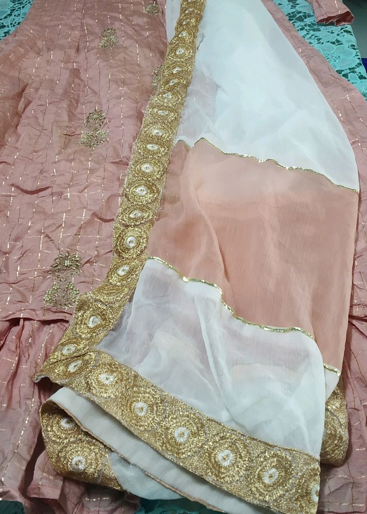 L Size Gown With Dupatta