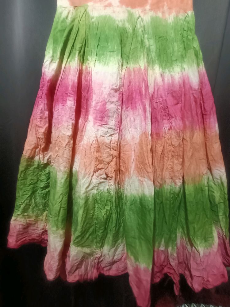 Multicolour Long Skirt