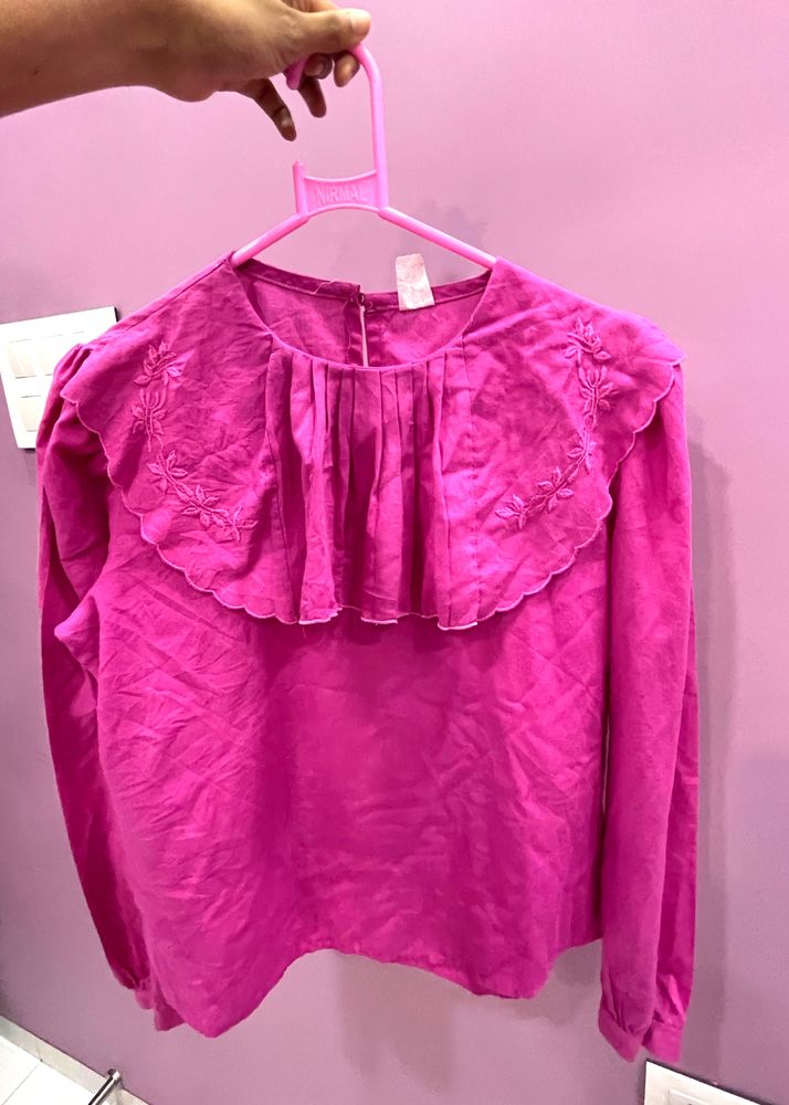 PINK VINTAGE TOP