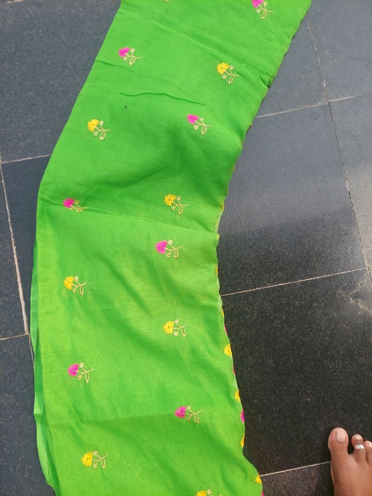 Green Used Saree I