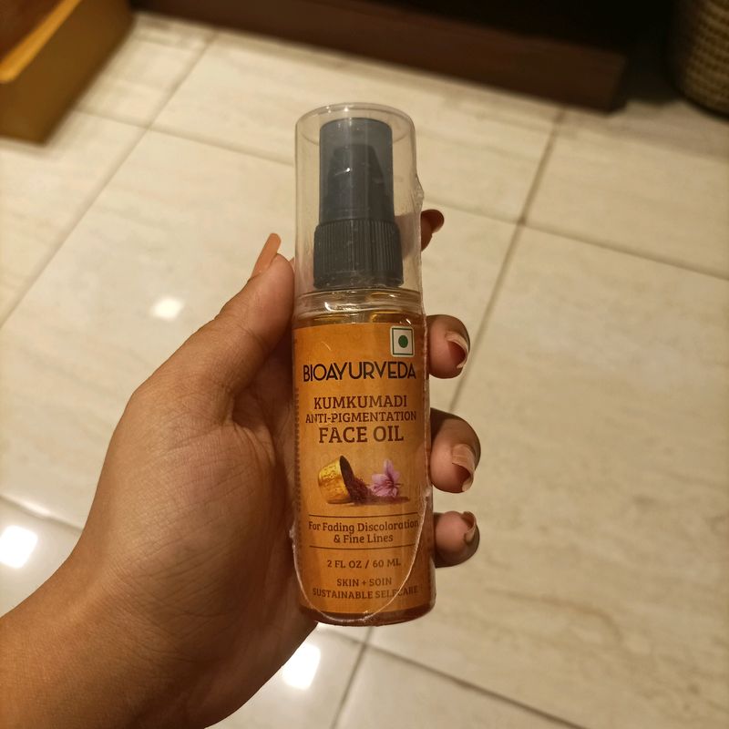 Bio Ayurveda Kumkumadi Anti Pigmentation Face Oil