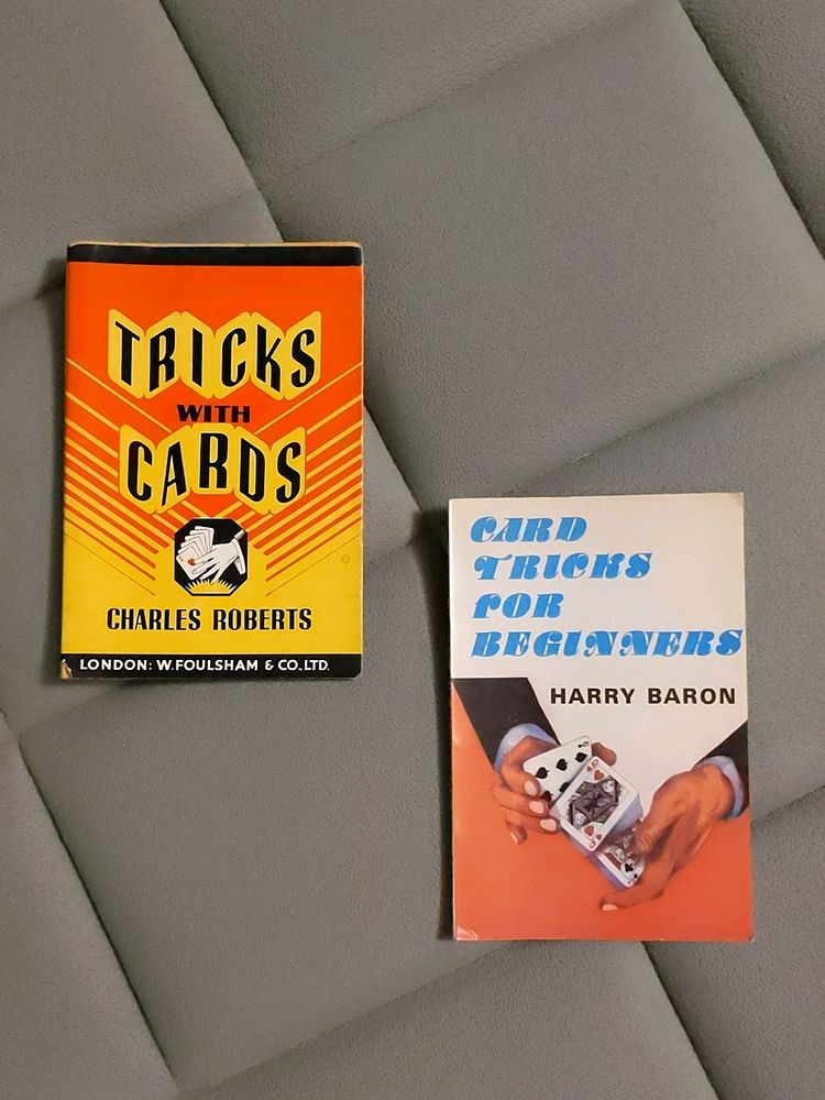 Card Tricks-  2 Vintage Books