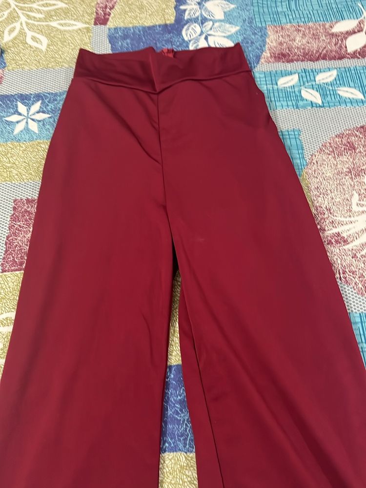 High Waist Zip Pants