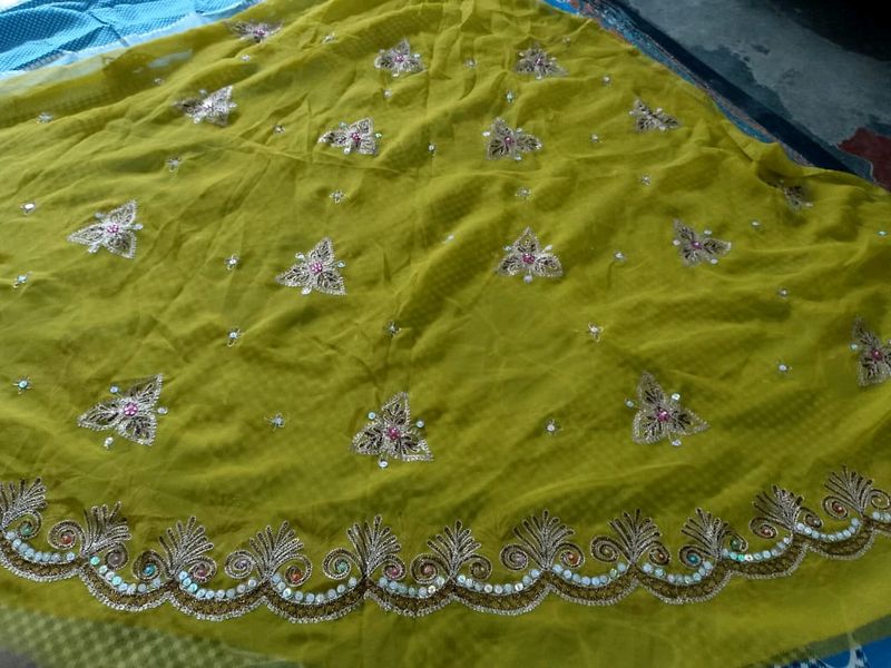 Unstitched Lehenga Choli And Dupatta