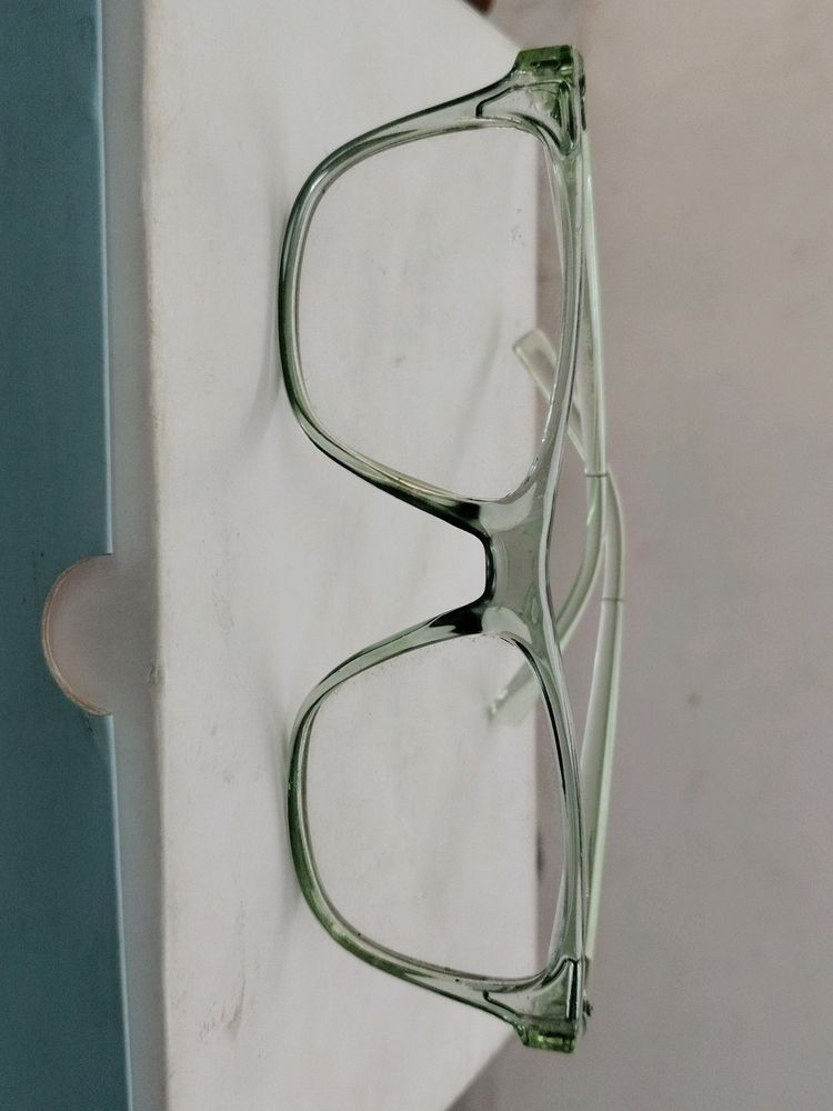 New Frames Transparent Green With Blue Cut Lenses