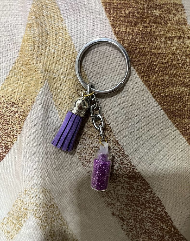 New Cute Bottle Keychain