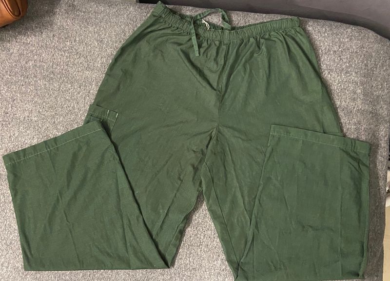 Green Baggy Cargo Men